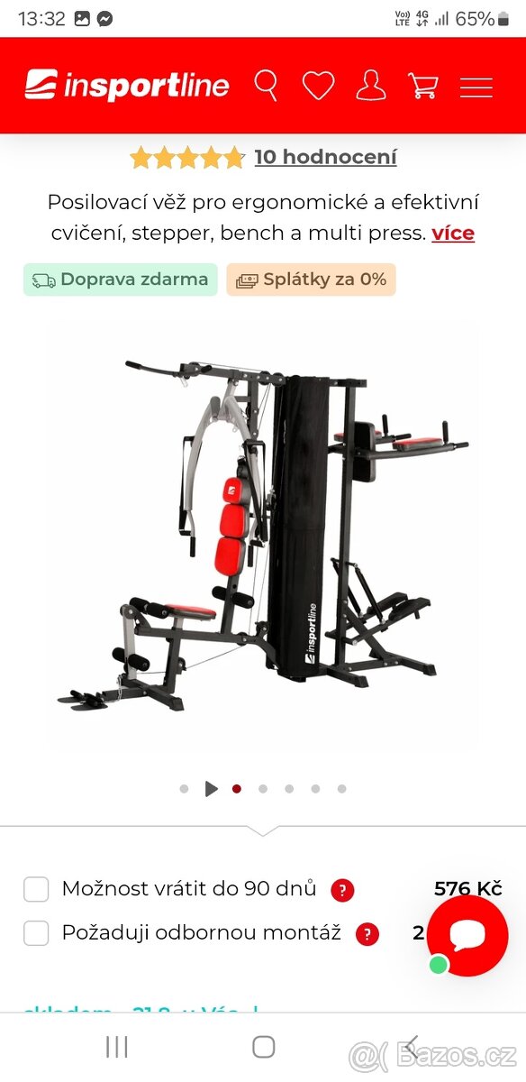 Posilovací věž insportline PHANTOM