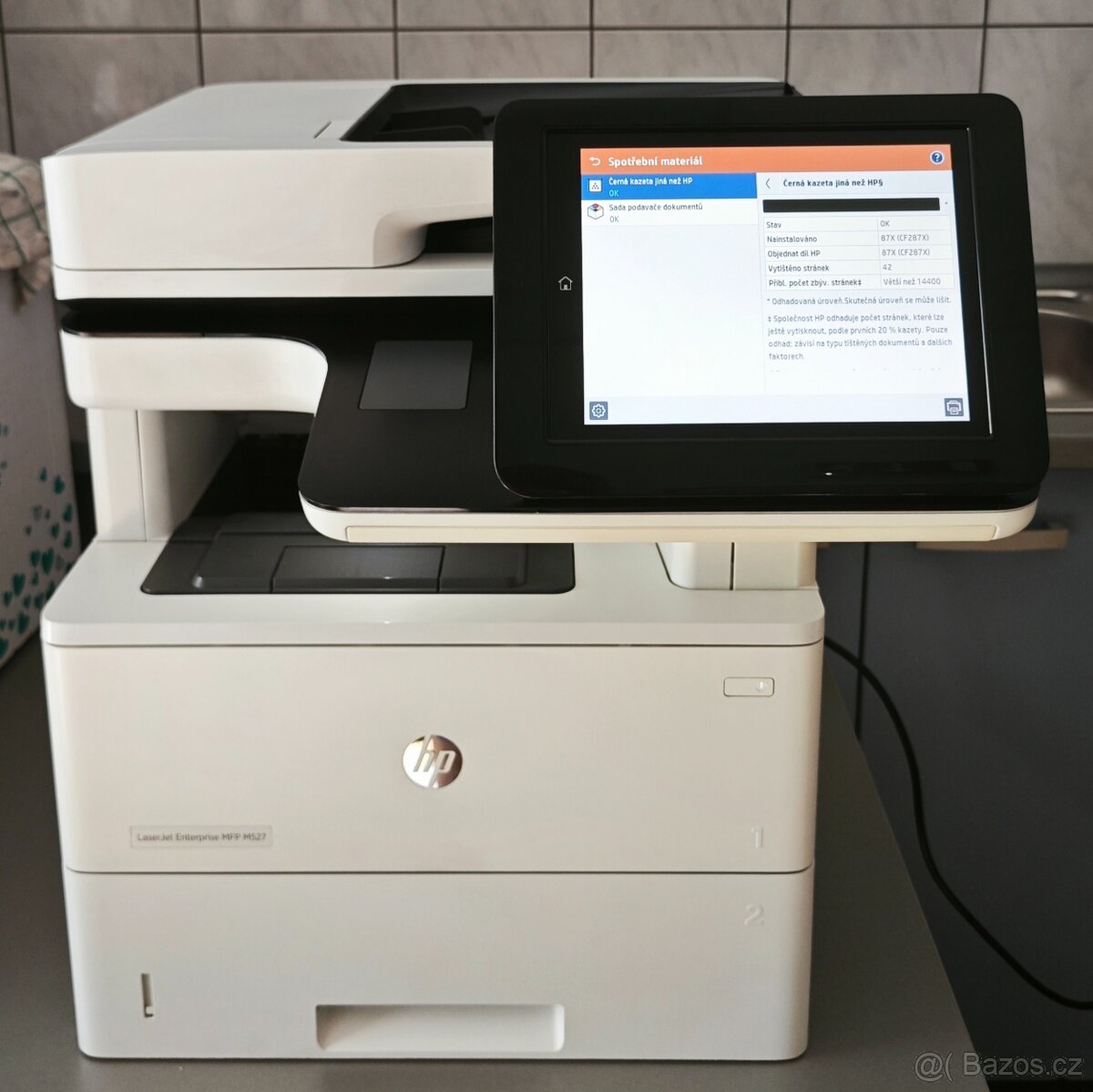 ㊆ HP M527DN + TONER na 18 tisíc stran