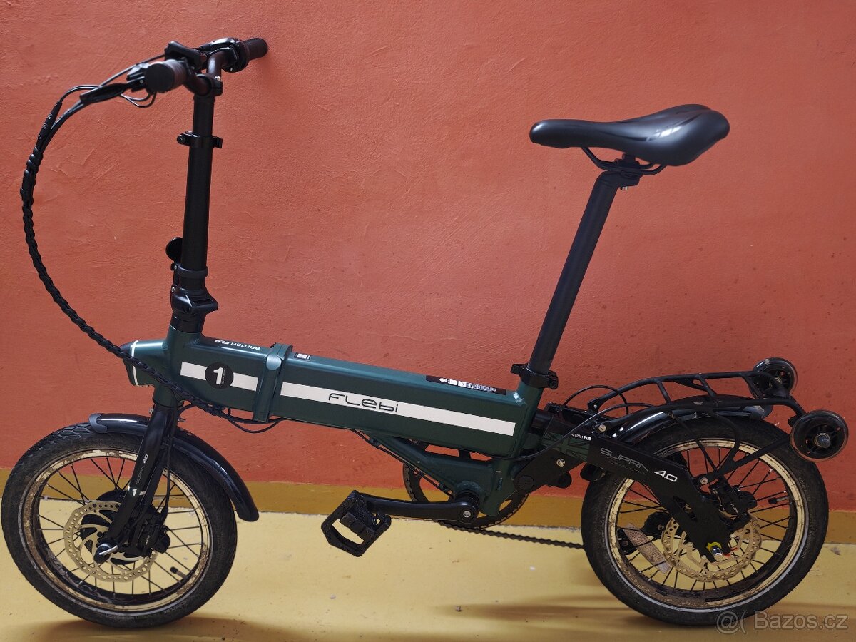 Prodám skládací elektrokolo Flebi Supra 4.0 – stav jako nové