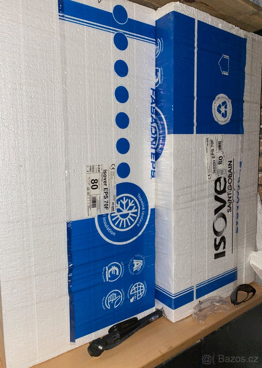 Fasádní polystyren Isover EPS 70F tloušťka 80 mm
