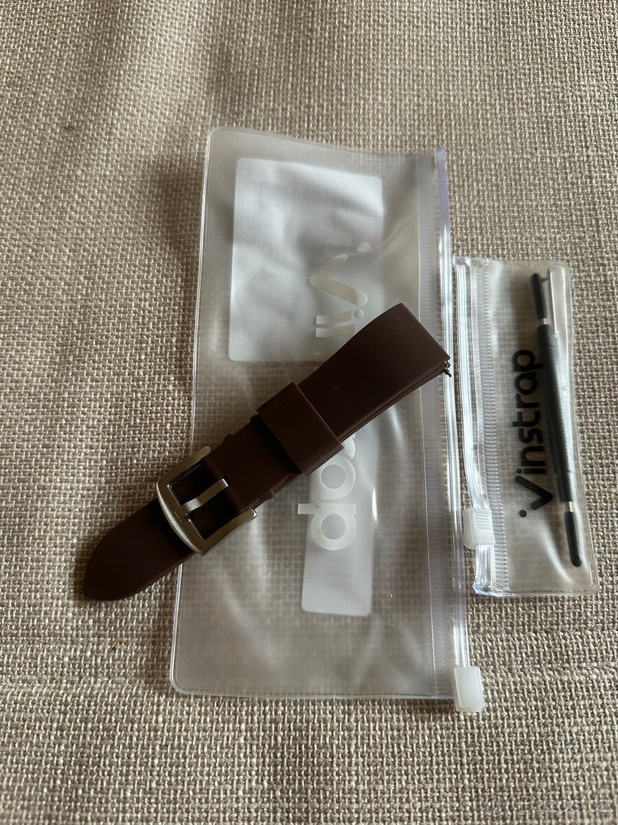 Silikonovy pasek hnedy