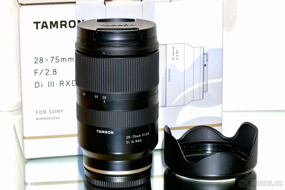 Tamron 28-75mm F/2.8 RXD + UV filtr Sony E TOP STAV