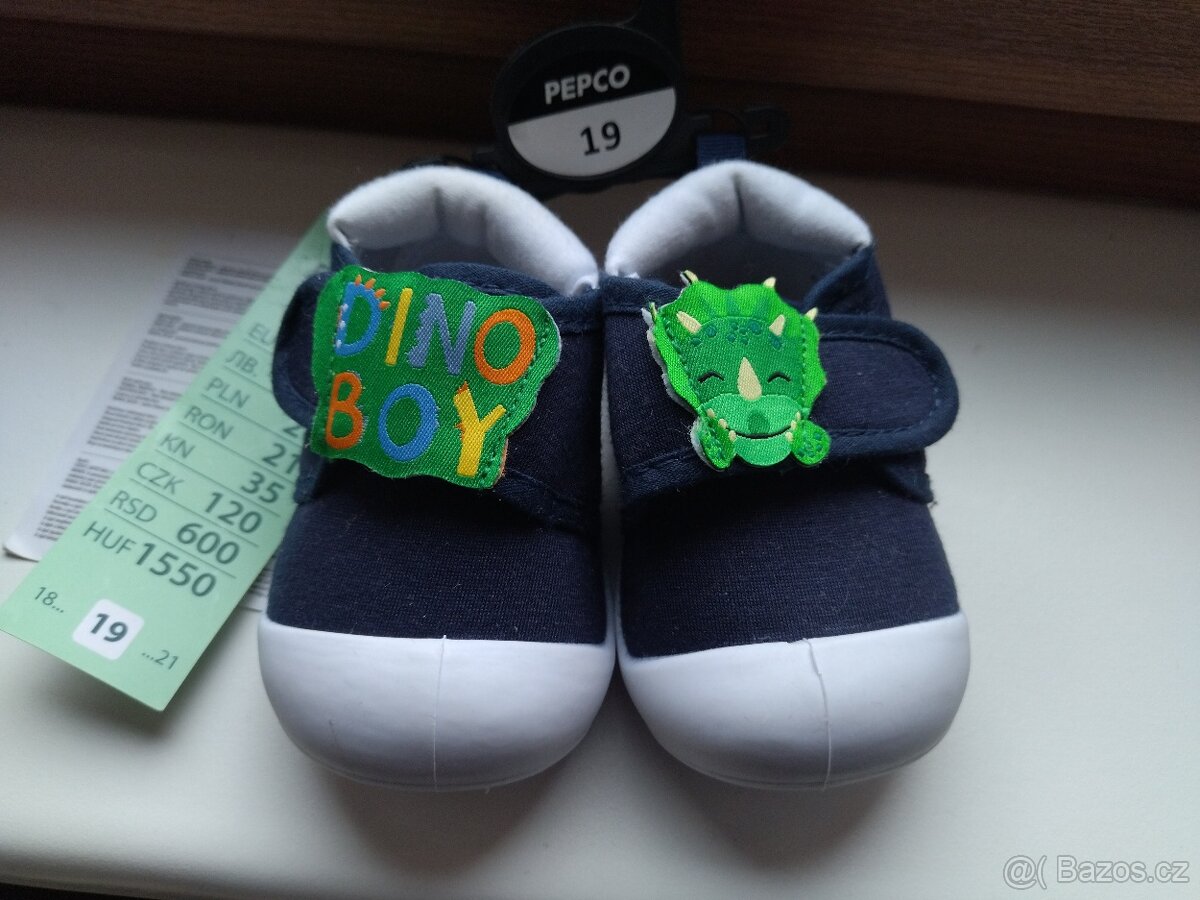 Dětské chlapecké botičky Pepco vel. 19 (nové)