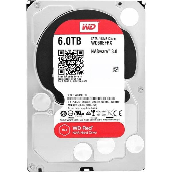 Pevný disk 3,5" WD Red 6TB (WD60EFRX)
