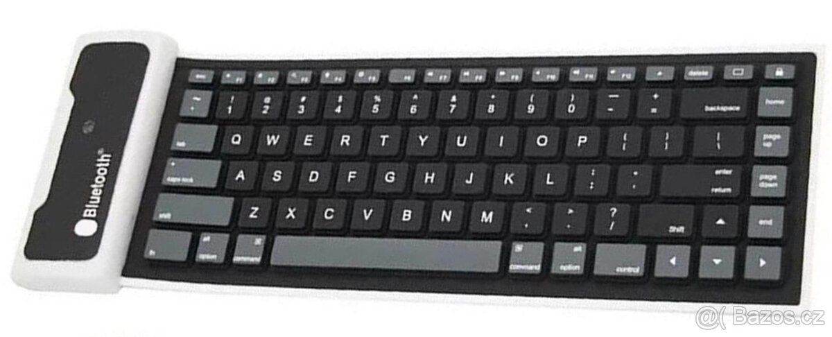 87 Keys Universal Foldable Wireless Soft Silicone Keyboard f