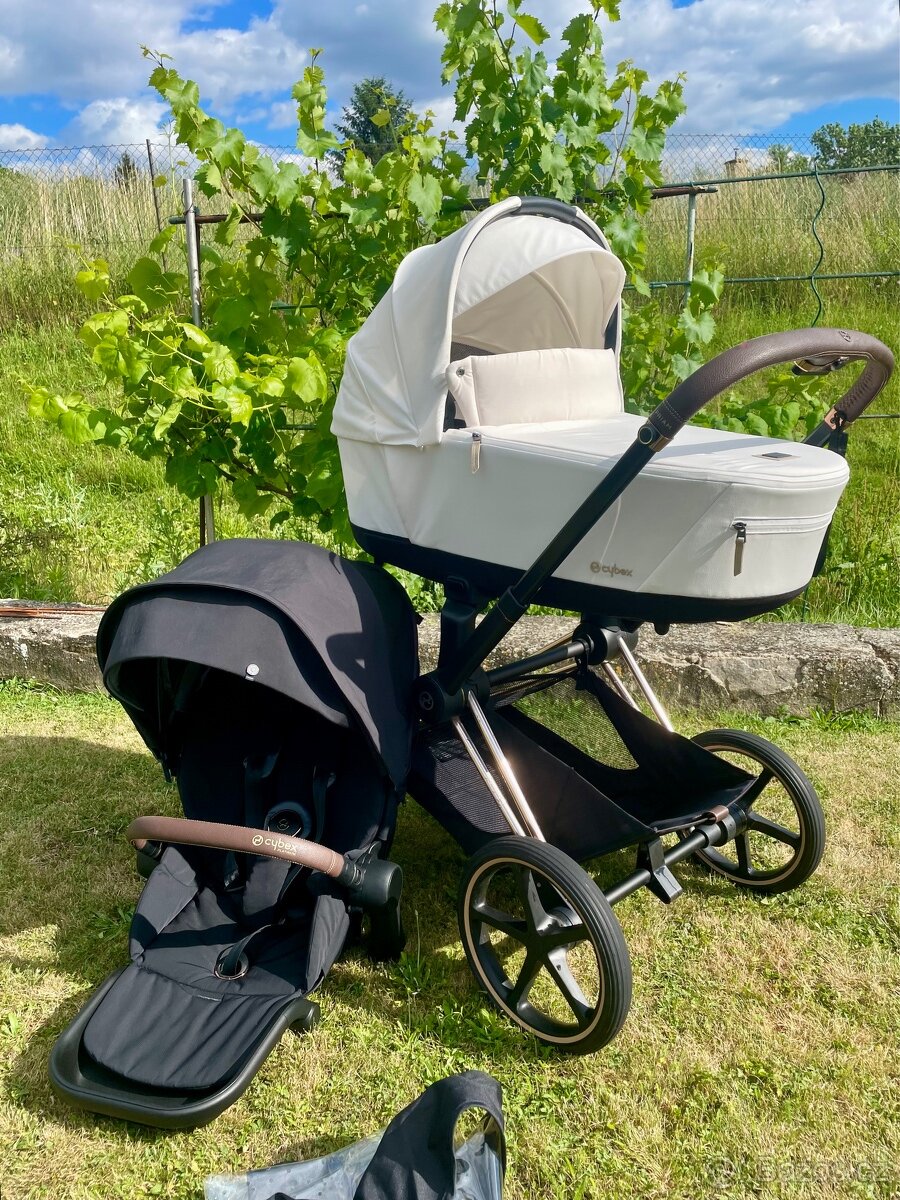 Cybex priam platinum 4.0. Rosegold /Off White /Sepia Black