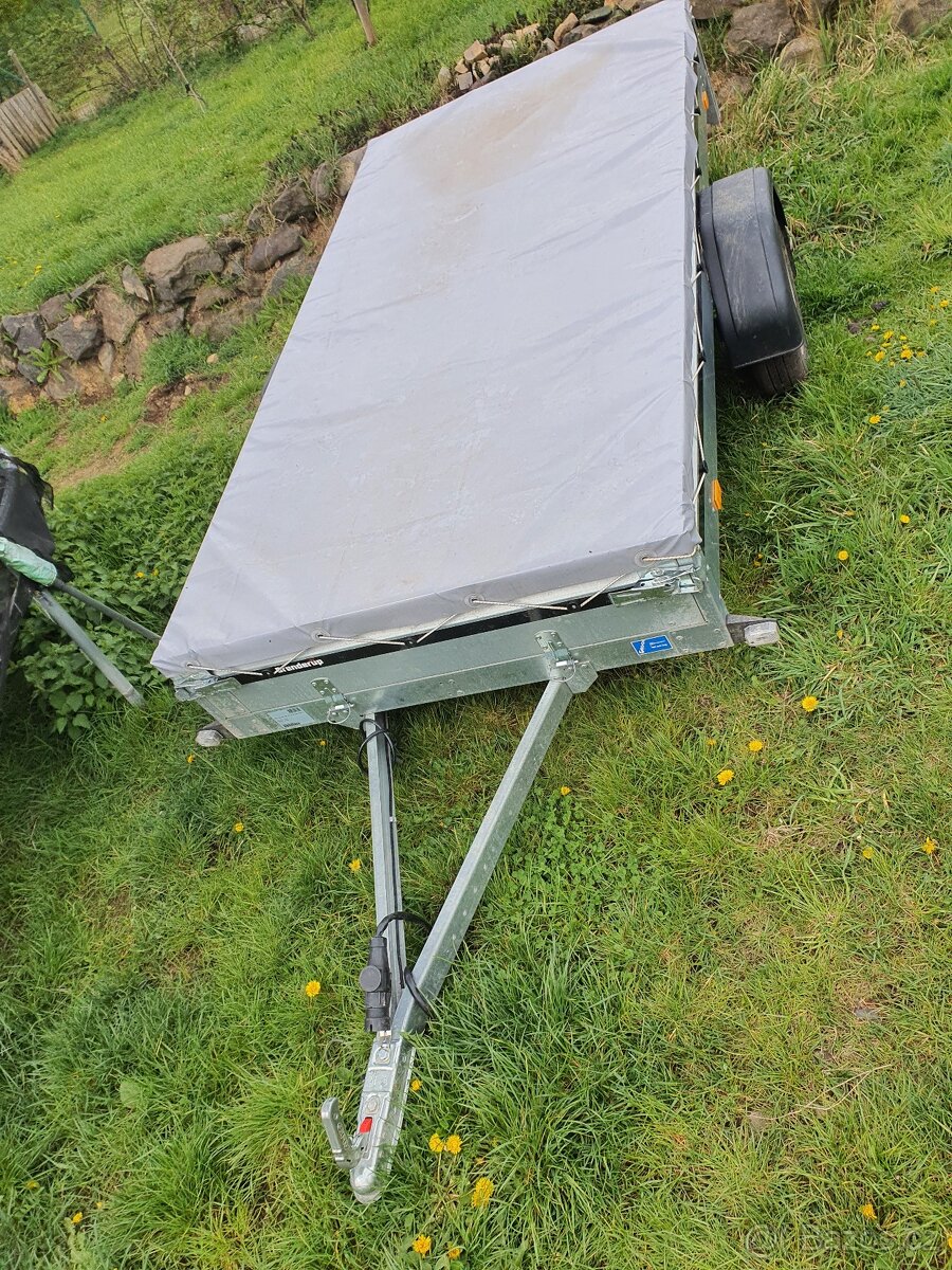 Vlek vozik za auto 750kg 270x128 cm