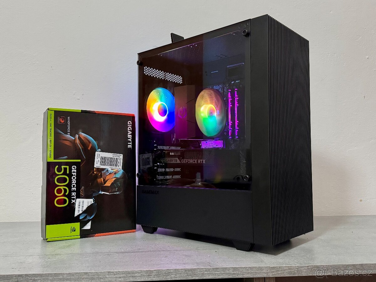 HERNÍ PC R5 5500/32GB RAM/RTX 5060/1TB SSD