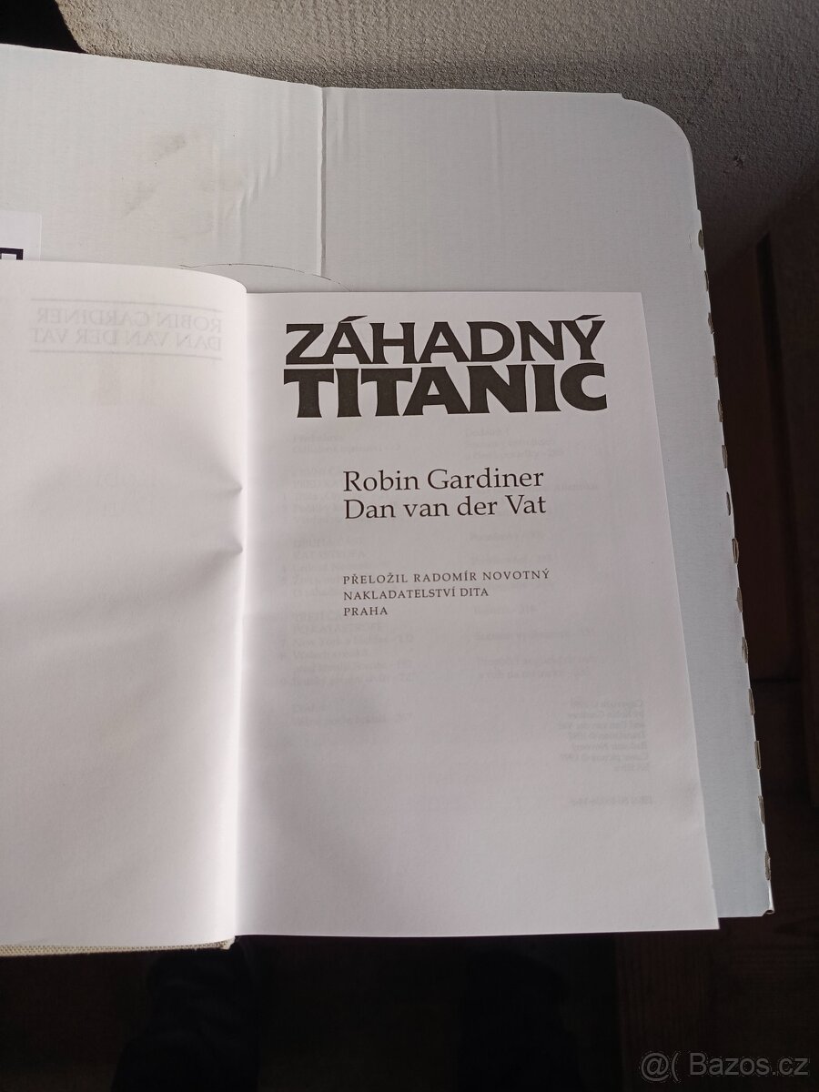 Kniha Záhadný titanic