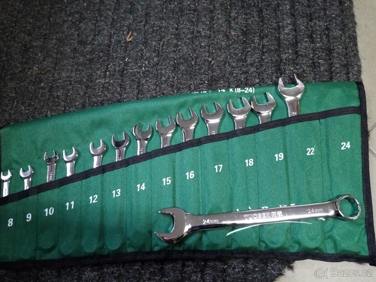 Montážní klíče očkoploché sada 8-24 14 ks