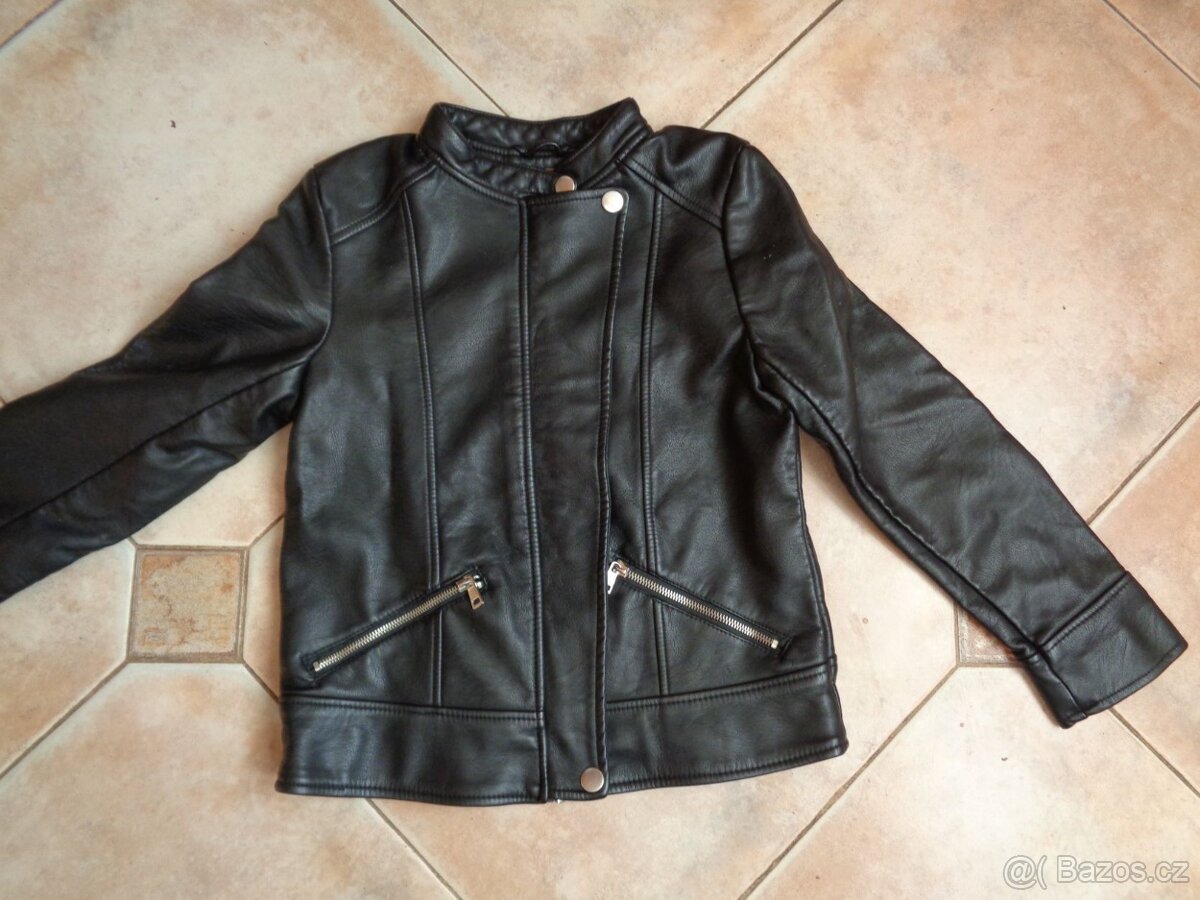 Dívčí bunda moto biker, vel. 152