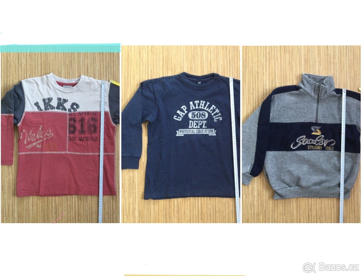 Mikiny vel. 7-8 a 8-9 let