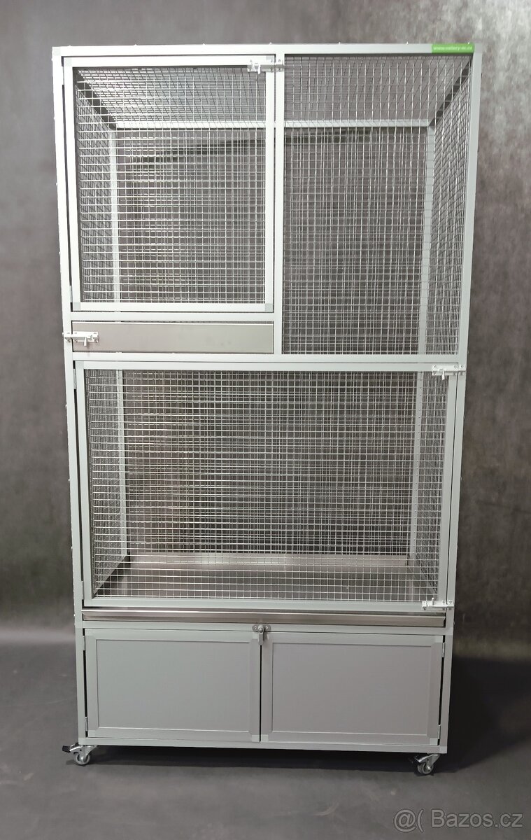 VOLIÉRA S ÚLOŽNÝM PROSTOREM