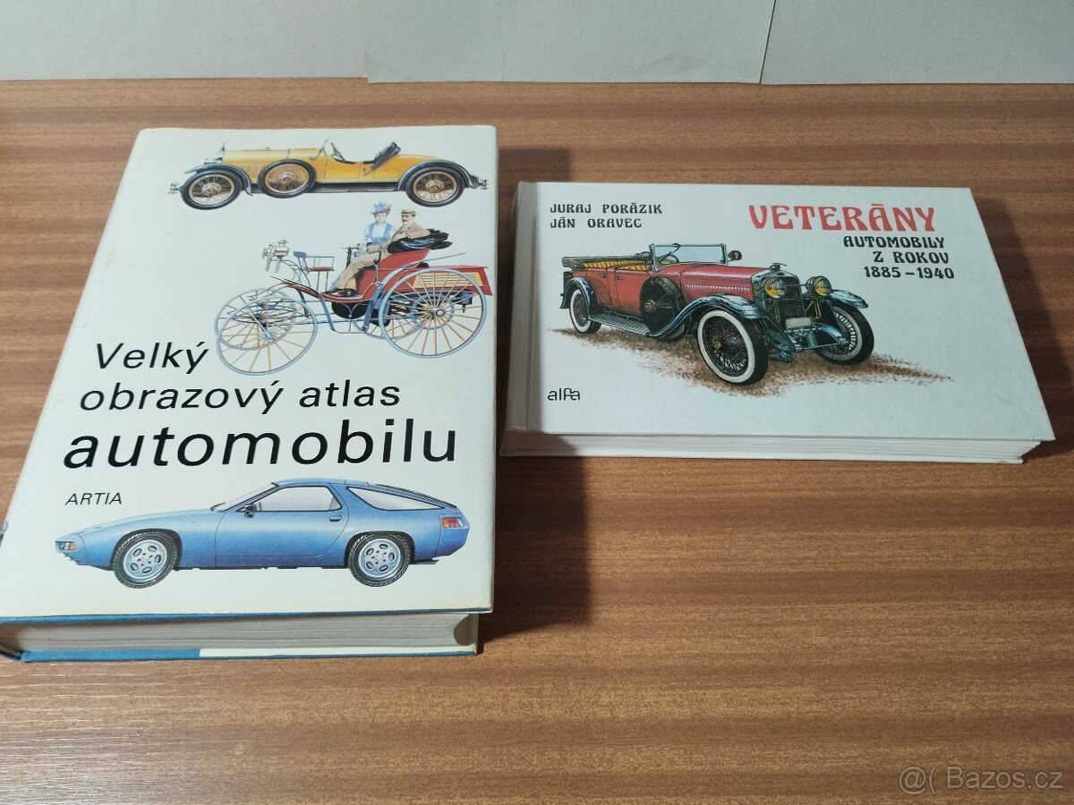 Knihy o autech - Velký obrazový atlas + Veteráni