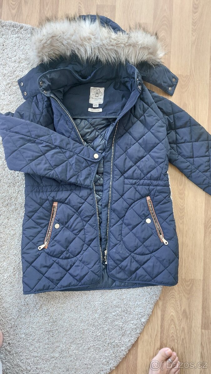 Detska divci podzim jaro bunda vel 146cm