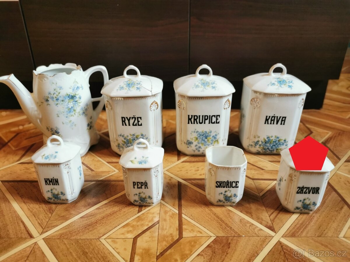 Staré dózy, kořenky, pomněnky - Stará Role Hutschenreuther