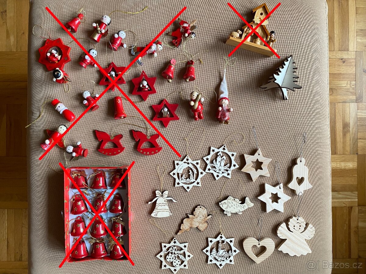 Vánoční dekorace - závěsné ozdoby