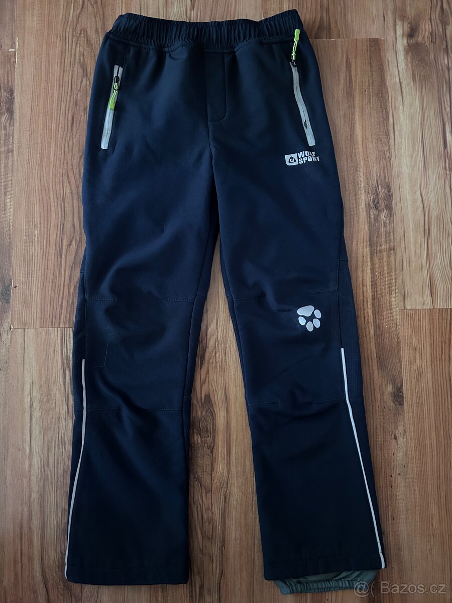 Softshellove zateplené kalhoty