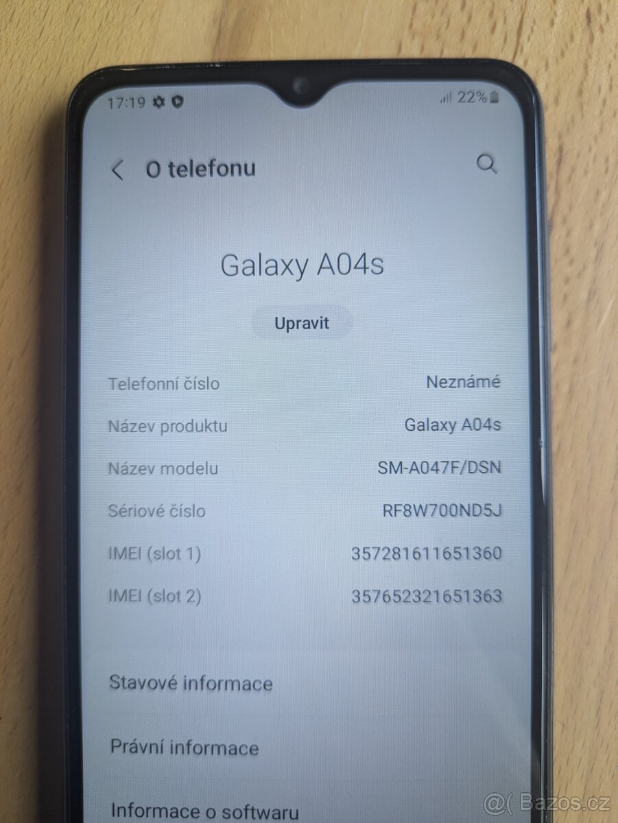 Samsung galaxie A04s