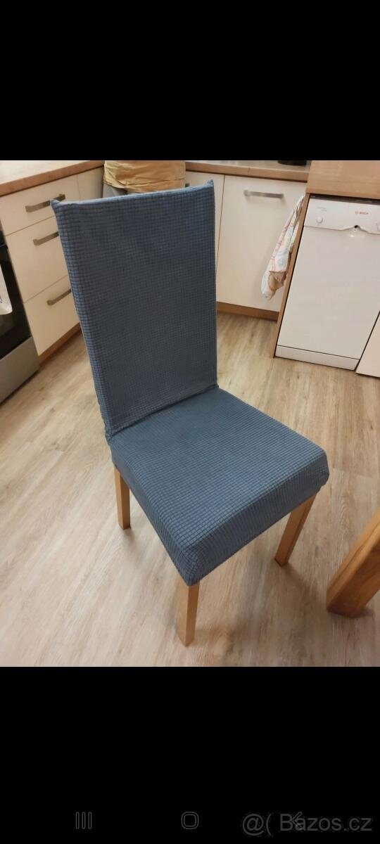 2x žakárový univerzální potah na židle - nové