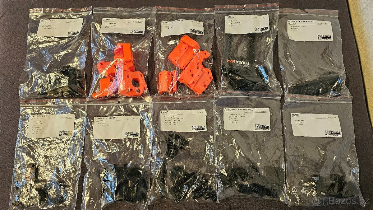 Originální tištěné díly Prusa MK4