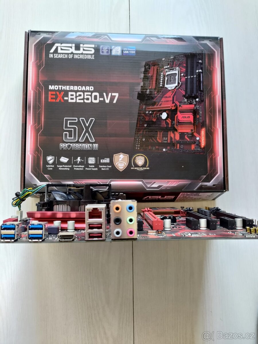 EX-B250-V7 + CPU 2,9GB + 8 GB RAM / Fakturu / Zaruka