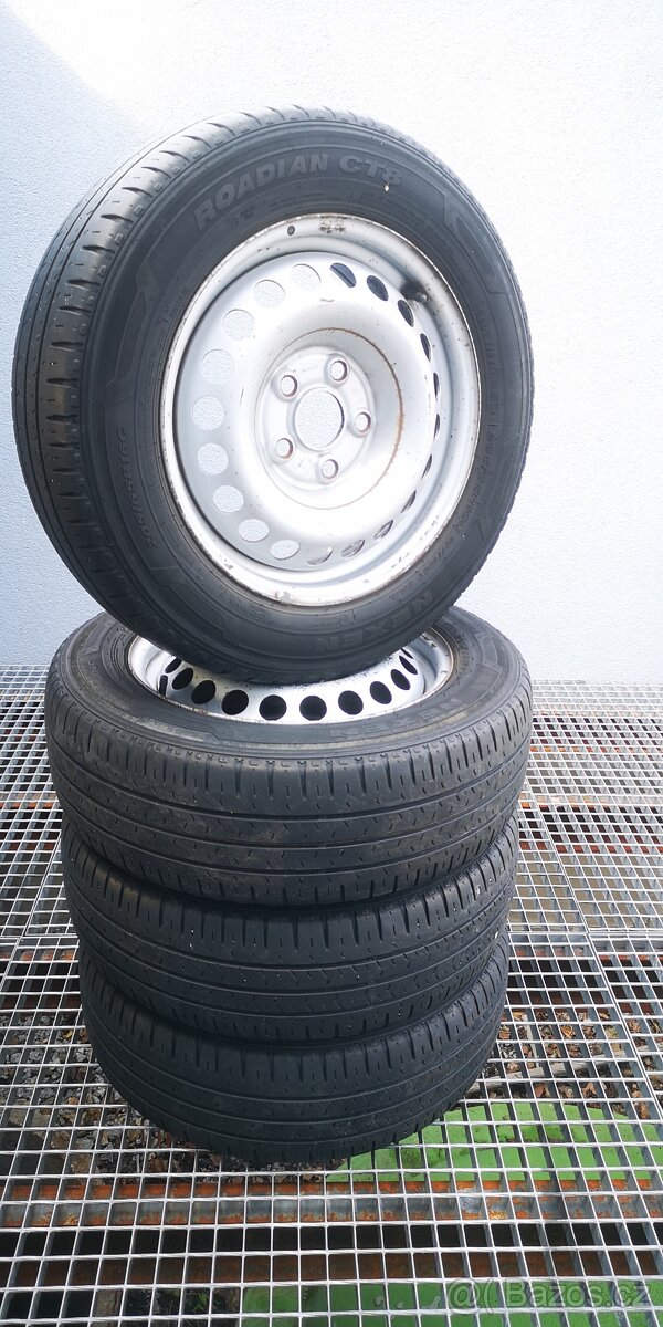 Original kola T5 T6 5X120 R16 s letními pneu 205/65/R16C