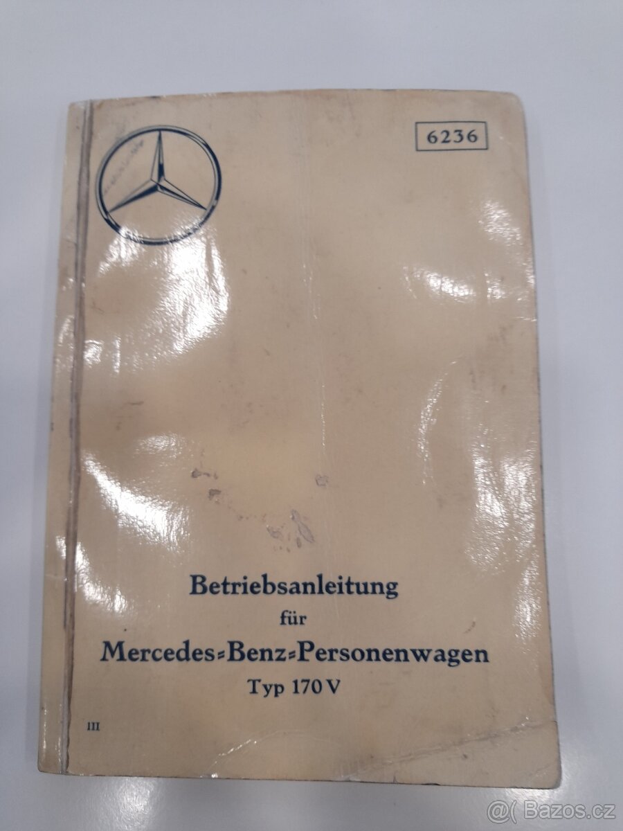 Mercedes Benz 170V - návod k obsluze