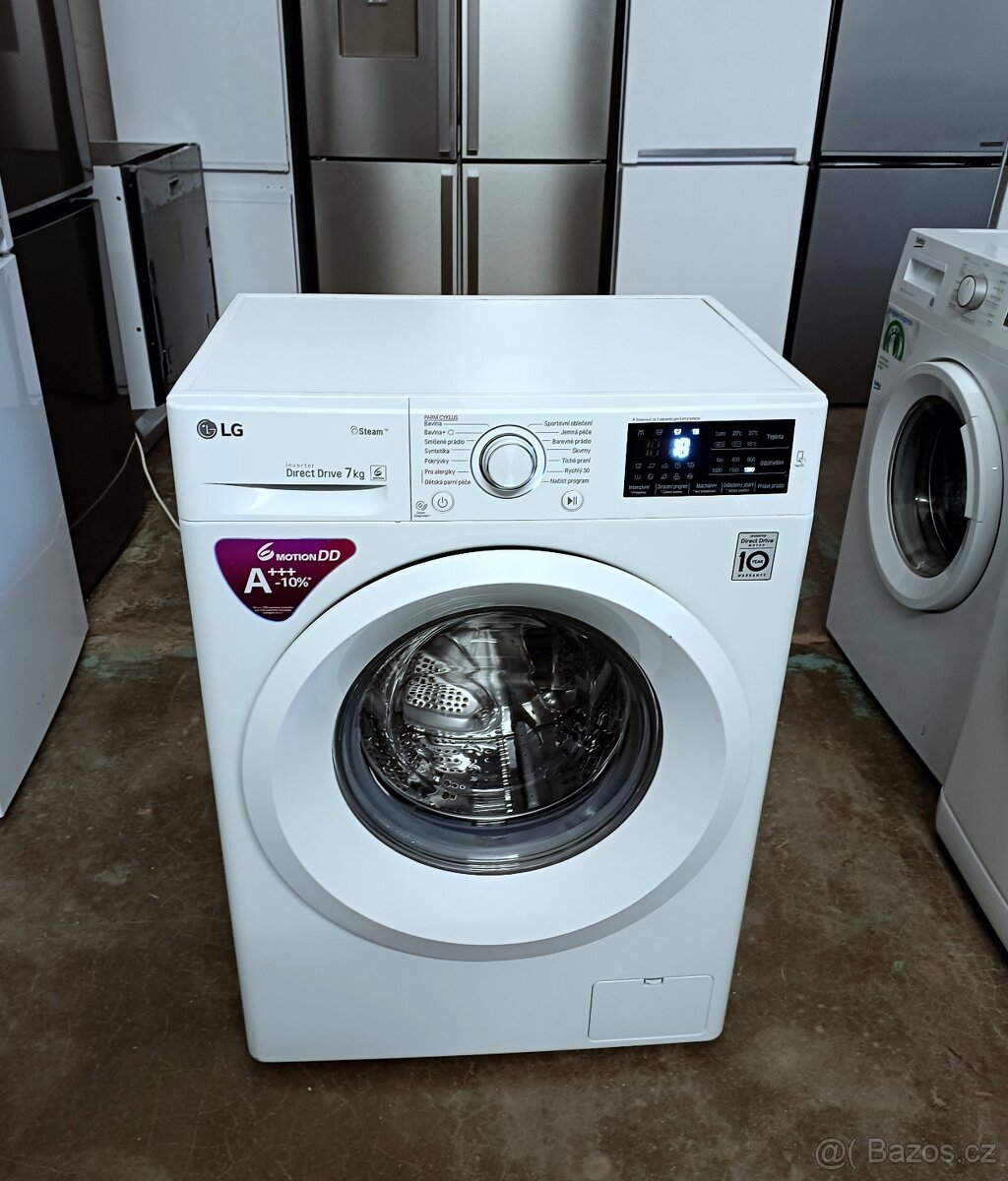 Pračka LG A+++ 7 kg 1200 ot./min. slim, ZÁRUKA
