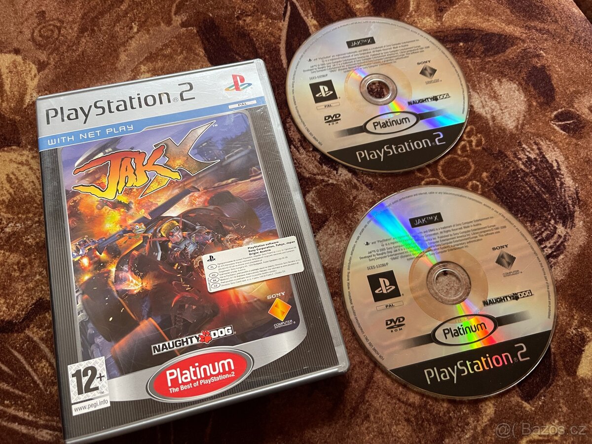 PS2 hra Jak X Combat Racing Platinum