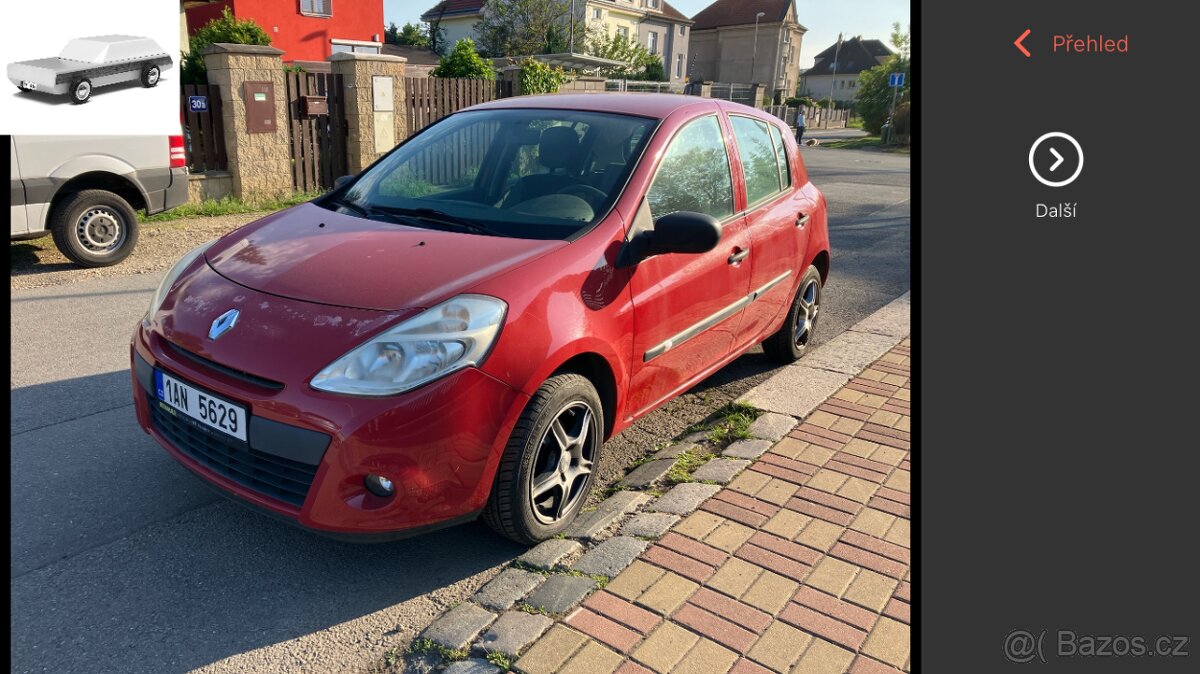 Renault Clio 1,2 benzín, rv 2010 velmi dobrý sta, 99 tis km