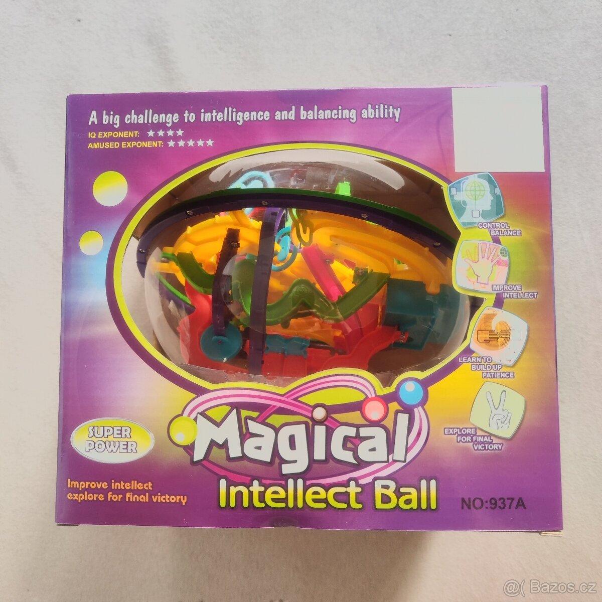 Hlavolam Intellect Ball 208 kroků