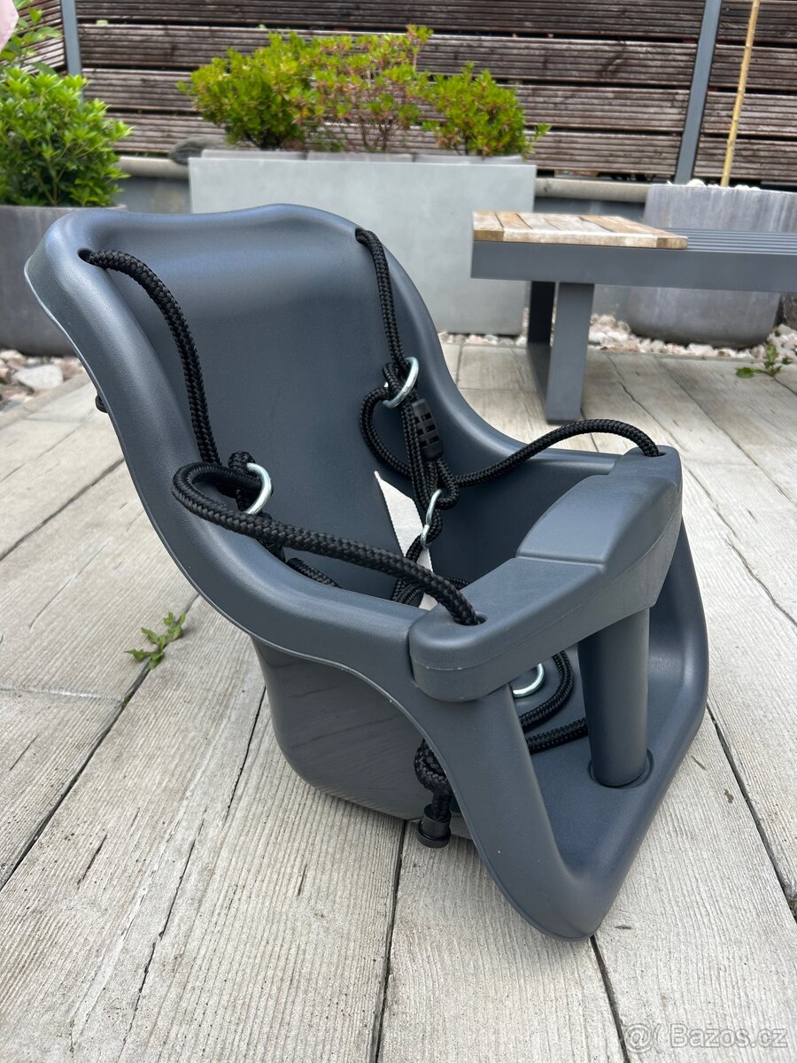 Baby luxe antracit, dětská houpačka