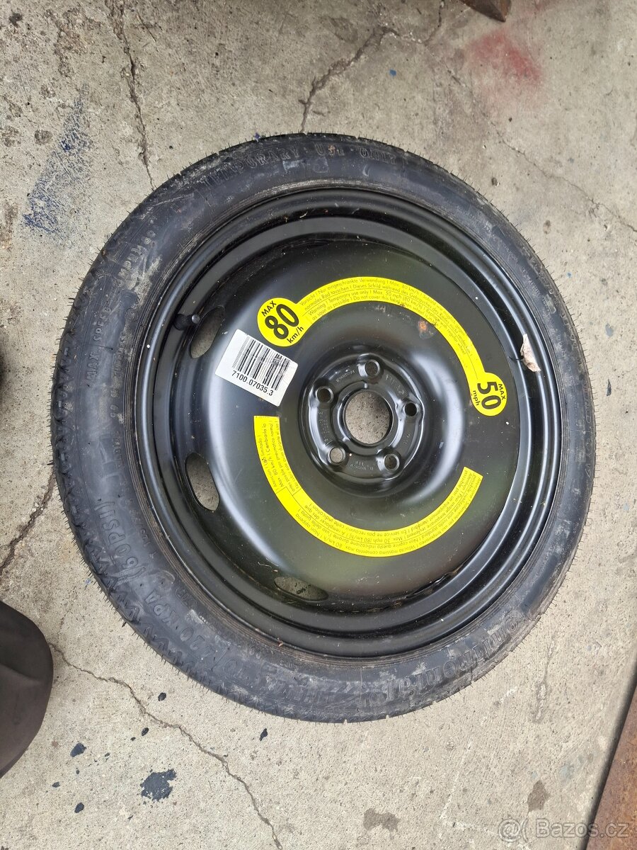 Dojezdové kolo 5x112 R18