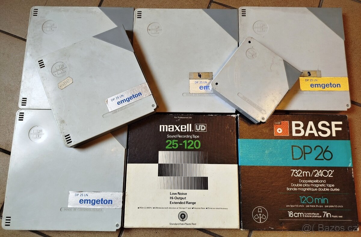 8x MAGNETOFONÁ PÁSKA - levně