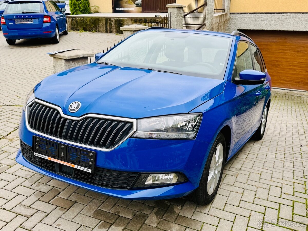 ŠKODA FABIA 3 combi 1,0TSi 70kW Koup.ČR,1.majitel,2021,65tkm