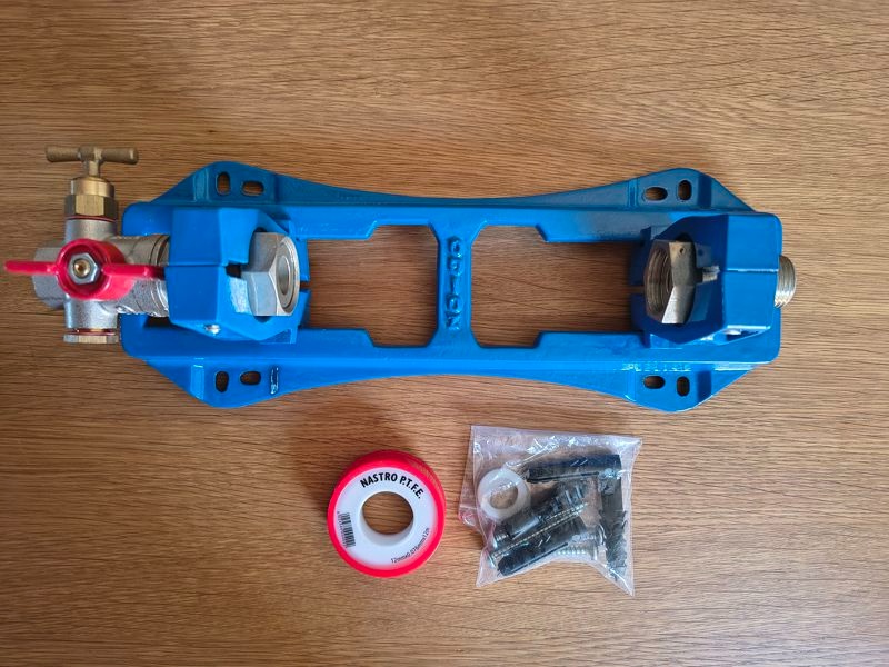 Vodoměrný držák/vodoměrná sestava ZZ-VS OPTIMA DN 15 (1/2")