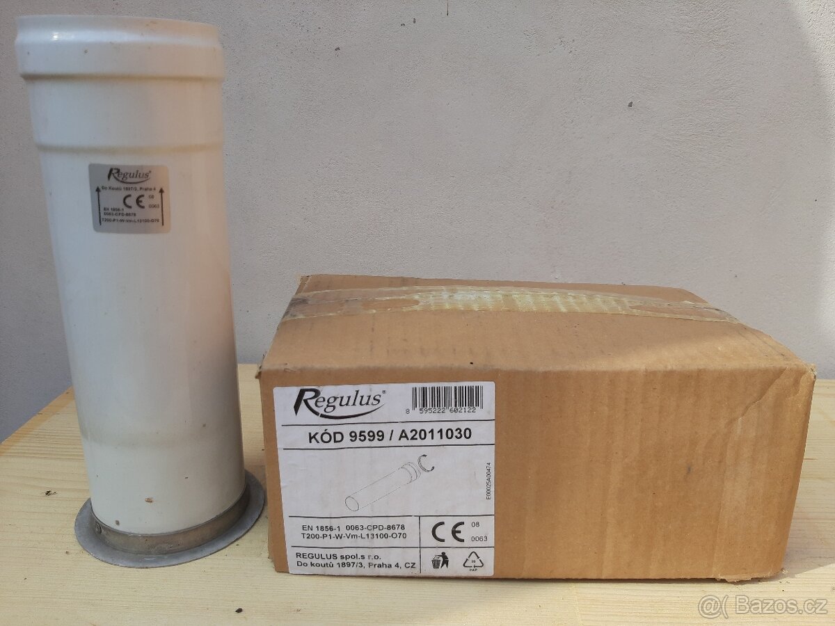 Prodloužení komínu k turbo kotli 20 cm