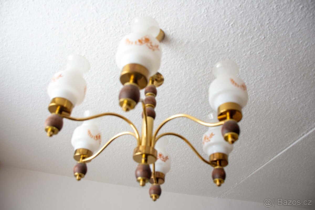 stropní retro lustr