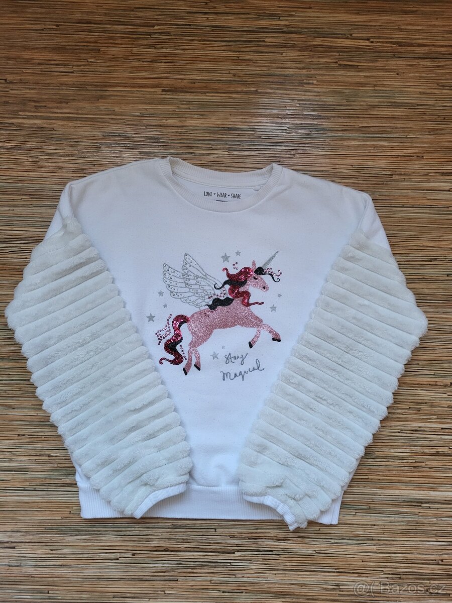 Mikina "Jednorožec" vel. 128