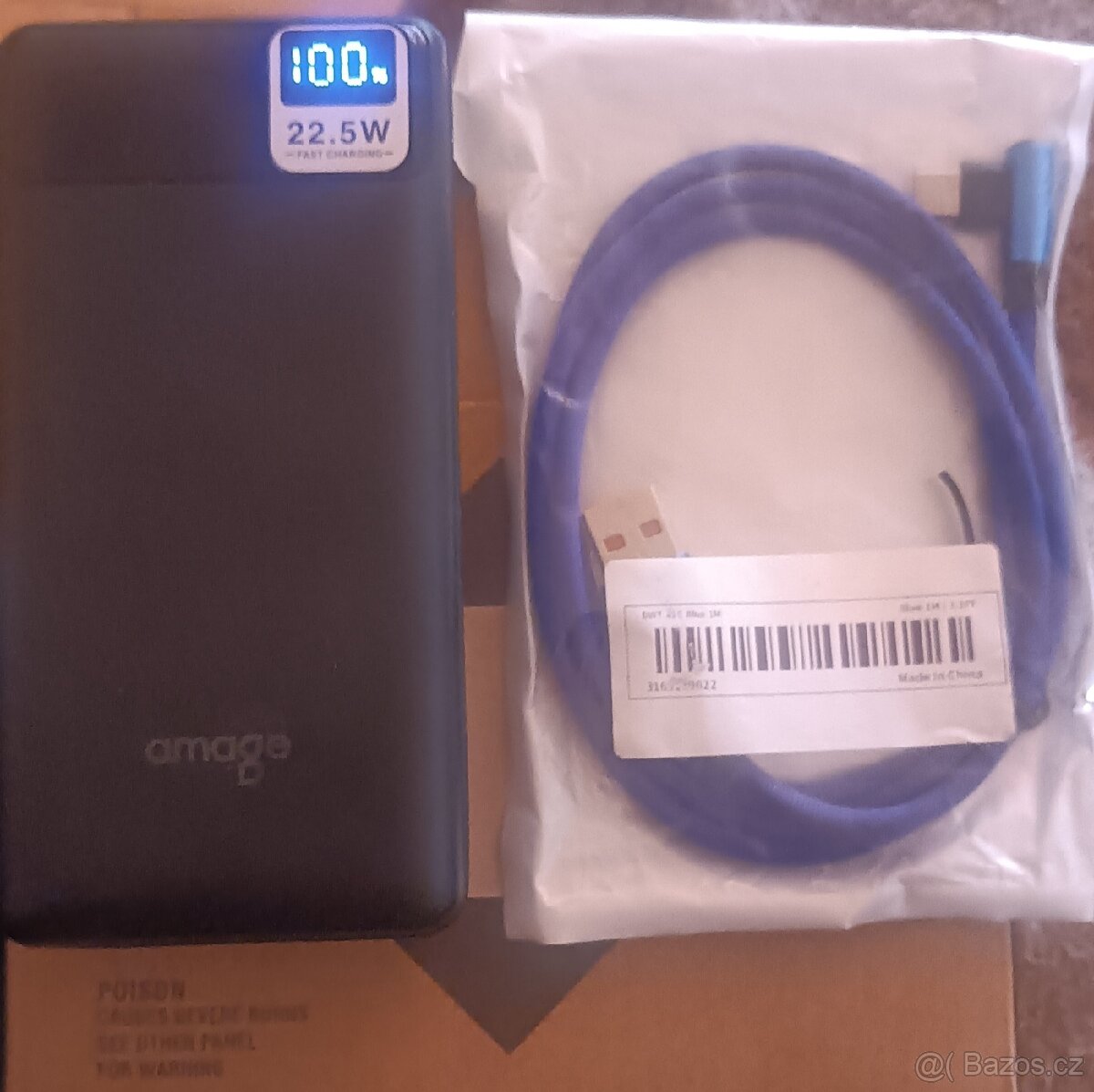 Powerbanka 20000 mAh.