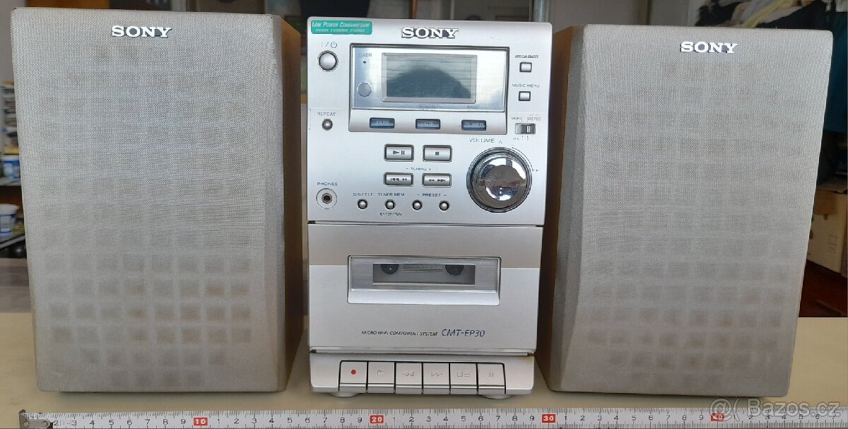 SONY MINI HIFI SYSTÉM HCD-EP30, výkon 30 W