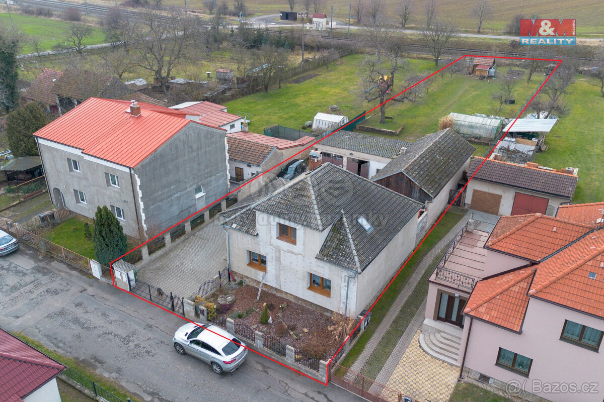Prodej rodinného domu, 140 m², Okřesaneč, pozemek 1586 m²
