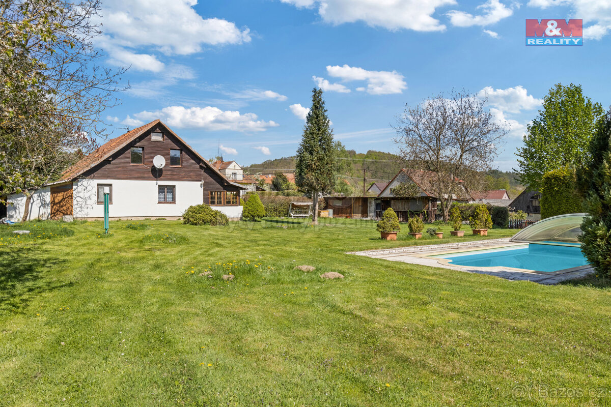 Prodej rodinného domu 5+kk, pozemek 1802 m², Nezabudice