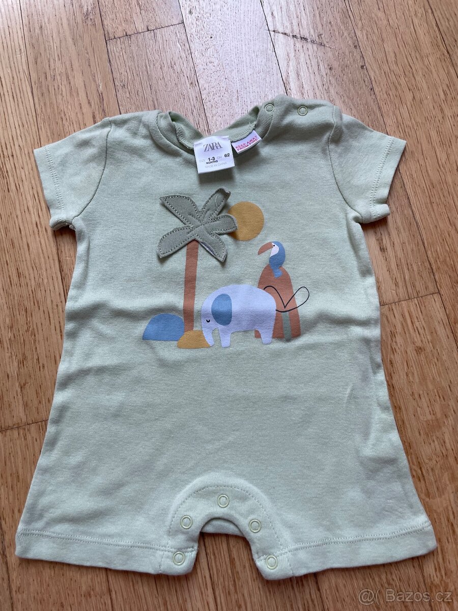 Letní body romper zn. Zara vel. 62 nové nenošené