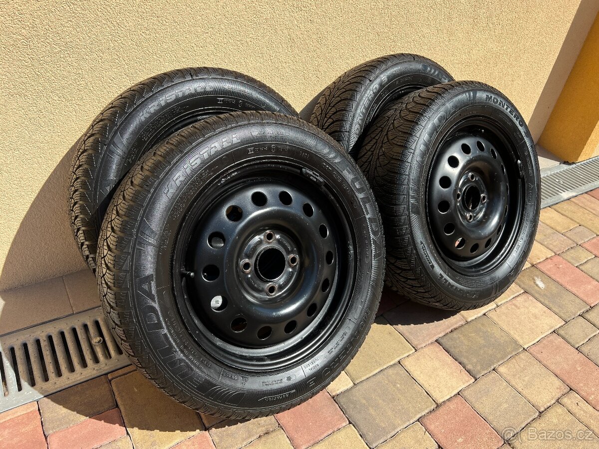 15'' FORD Disky 4x108 + Zimní Pneu FULDA 195/60 R15 88T
