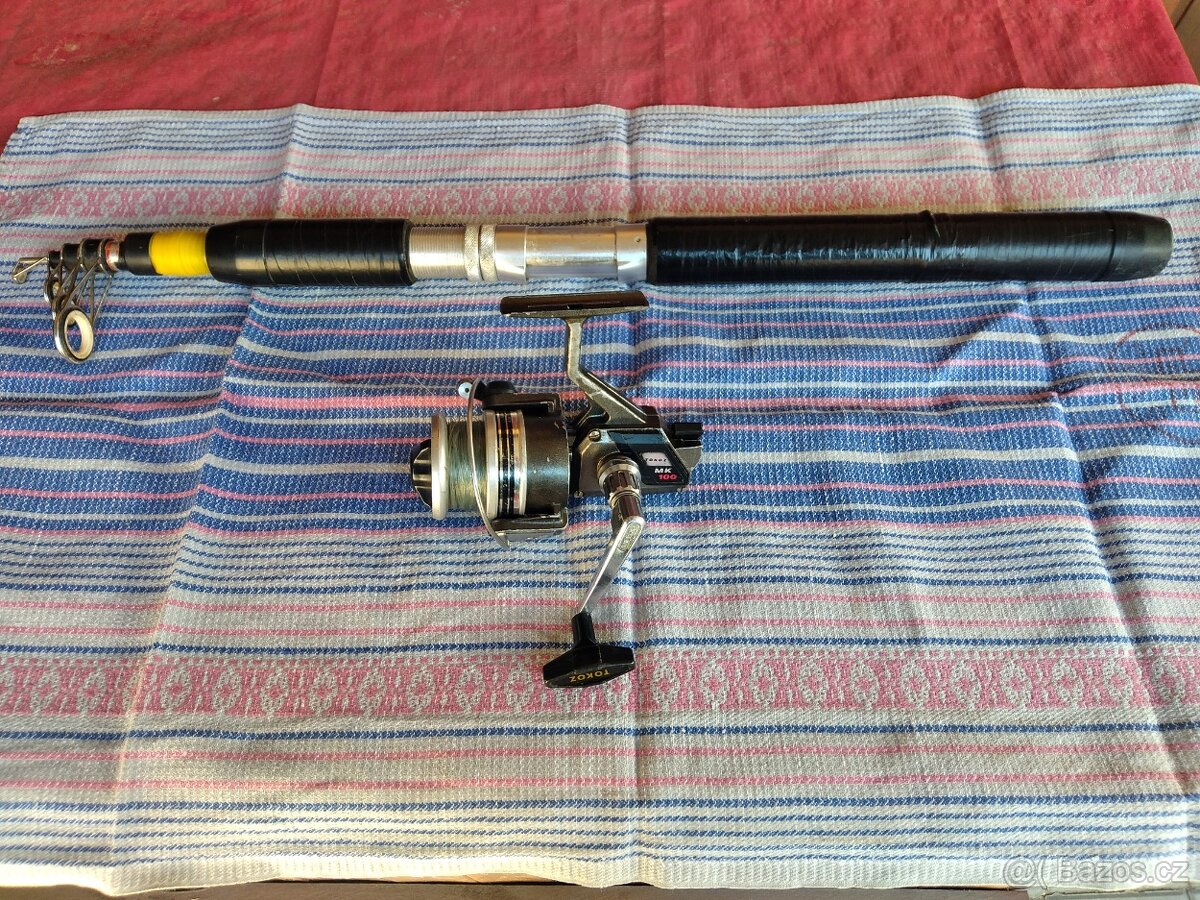 Retro naviják  Tokoz MK 100 + prut 2,5m