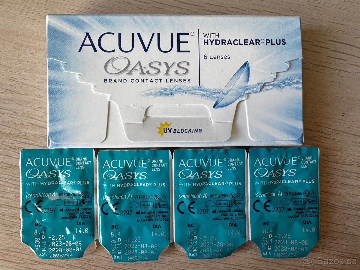 Kontaktní čočky Acuvue Oasys
