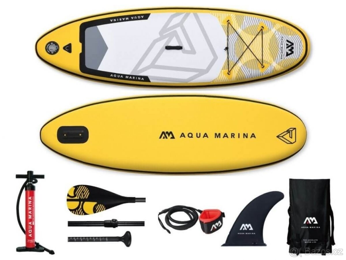 Paddleboard Aqua Marina Vibrant set - lepší pádlo
