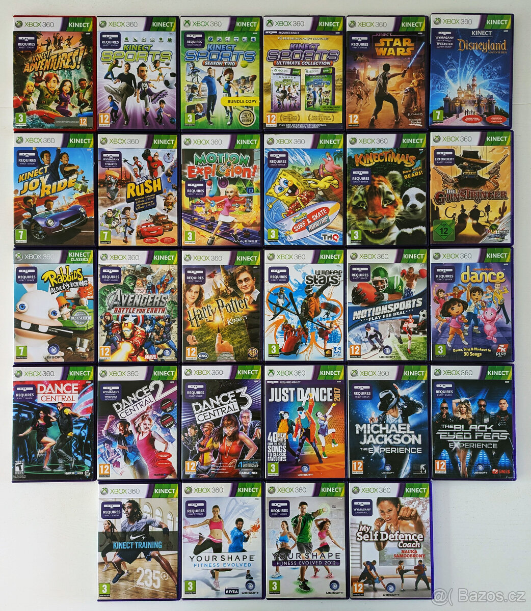 KINECT hry na Xbox 360 ------PRAHA------